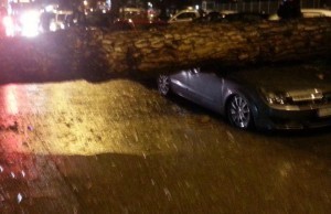 maltempo a roma - via capuana