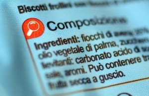 olio di palma etichette